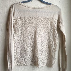 AE lace back shirt